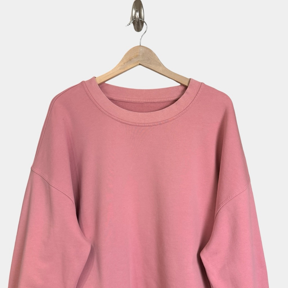 LULULEMON Perfectly Oversized Crew Pink Puff Sweatshirt, Casual Top, Sz 8 - Picture 7 of 16